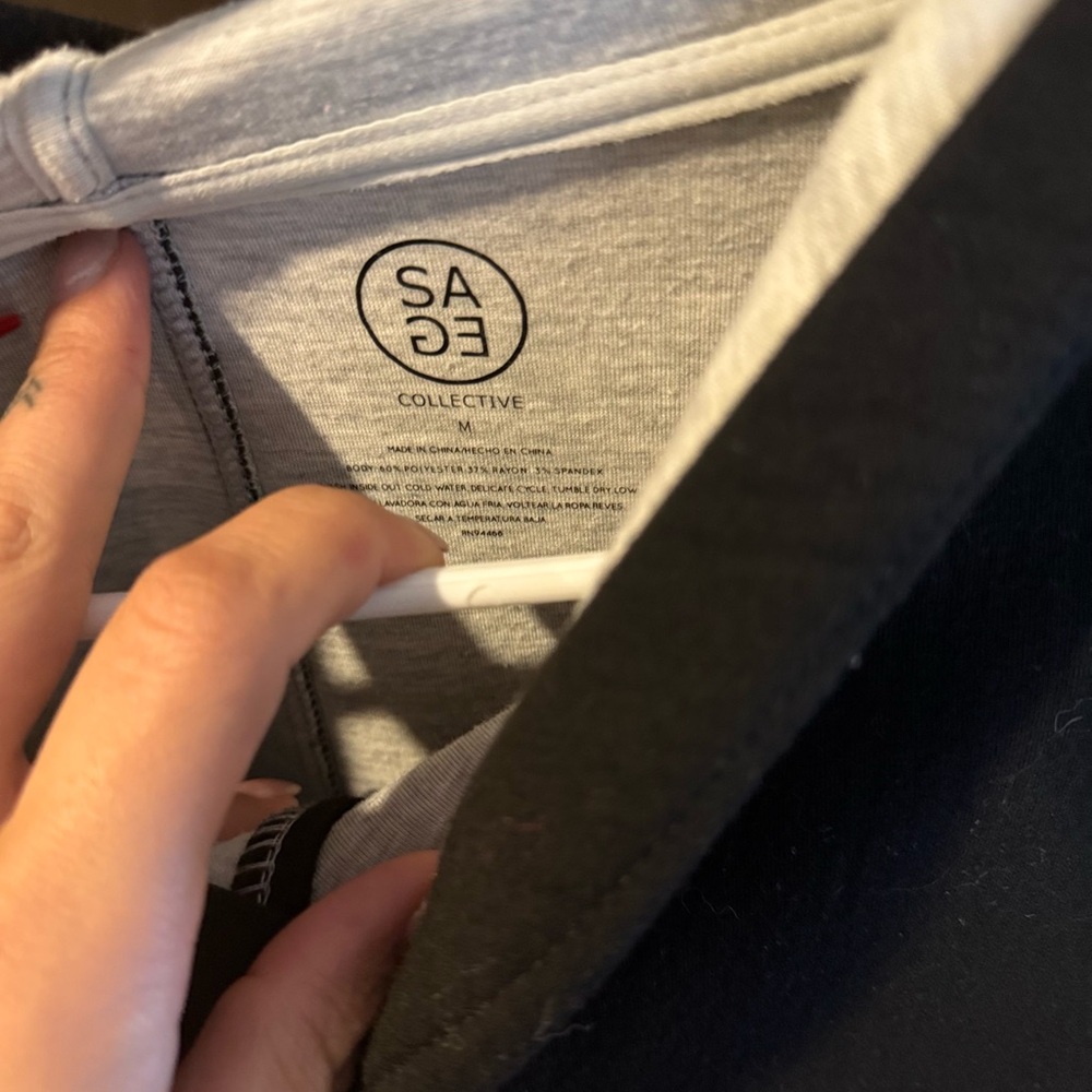 Sadie & Sage Black and Gray Jacket